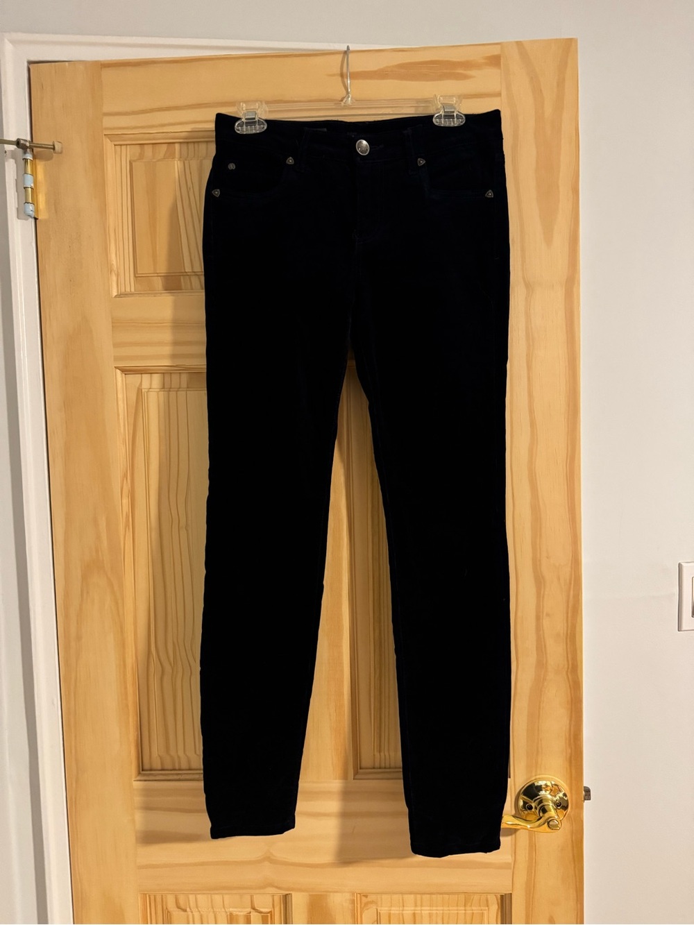 Kut from the Kloth Black Straight-leg Coururoy Women's Jeans
